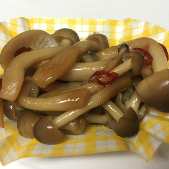 ささっと作る、しめじの甘辛煮！